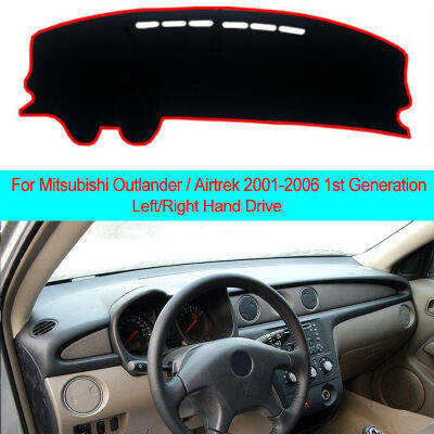 2 Layer Car Inner Dashboard Cover Dash Mat Car Sun Shade Cape For Mitsubishi Outlander Airtrek 2001 - 2006 1st Gen Dust proof