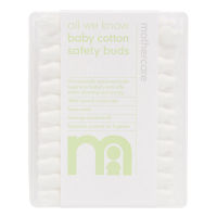 สำลีก้าน mothercare all we know safety cotton buds - 60 pack NB221