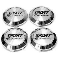 Style 4PCS/lot 68mm with Metal Aluminum SPORT Edition Logo Car Wheel Center Caps Hub Cover for Wheel Rims