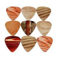 SOACH 50pcs/Lot 0.46/0.71/1.0mm Bass Guitar picks pick instrument Accessories Acoustic ukulele Parts Wood grain style Guitar Bass Accessories