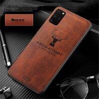 Floveyoo เคสโทรศัพท์ผ้า Samsung Galaxy S8 S9 S20 S10 S10e Note 8 9 10 20 S20 S21พิเศษ FE A51 A7เคสผ้ากรอบ Elk Deer ที่ใช้ตกแต่งภายนอก