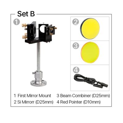 E Series: First Mirror Mount Include Beam Combiner For CO2 Laser Engraving Cutting Machine