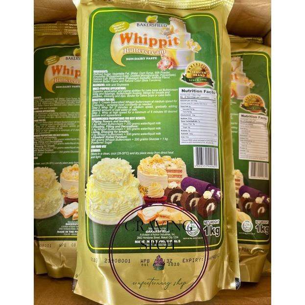 BAKERSFIELD BUTTER FLAVOR WHIPPIT 1KG/Expiration DateAPRIL 2023 Lazada PH