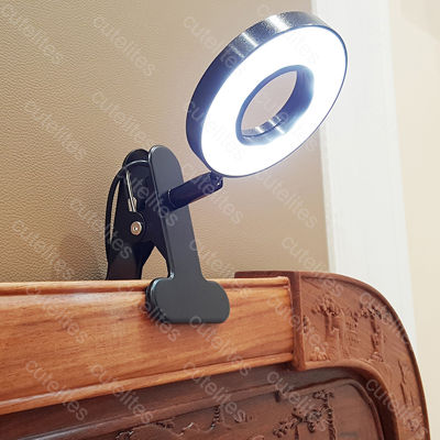 LED Desk Lamp with Clamp Dimmable Reading Light Eye-Care USB Table Lamp LED Bedside Lamp Baby Night Light Clip Lapto