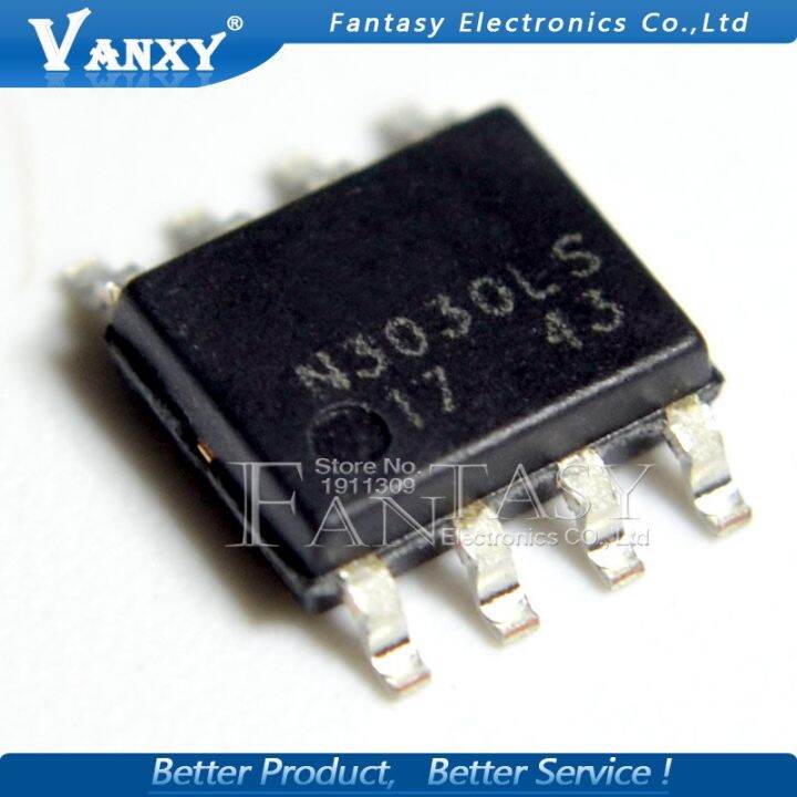 10pcs-dmn3030lss-13-sop8-n3030ls-sop-dmn3030lss-sop-8-watty-electronics