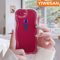 YIWESAN เคสสำหรับ OPPO R17 R15 Pro เคสลายการ์ตูนน่ารักรูปหนูขอบเคสมือถือเนื้อครีมซิลิโคนใสใหม่เคสใสป้องกันเลนส์กล้องนิ่มกันกระแทก