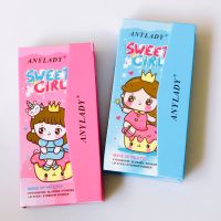 ทาตาสมุด Anylady sweet girl 3in1สีสวย ทาตา+แก้ม+ลิป มีกระจกในตัว