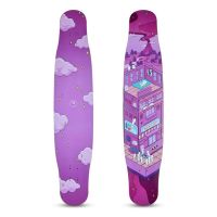 Rebirth Longboard Yi Little White Man (Pink)/ลองบอร์ดรีเบิร์ทรุ่น Yi Little White Man ลองบอร์ด สเก็ตบอร์ด ครบชุดพร้อมส่ง