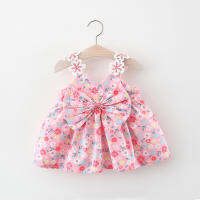 (4 pieceslot)  New Arrival Girls Summer Dress 040103