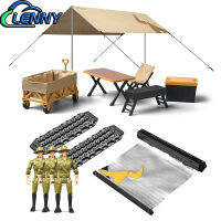 เครื่องประดับตั้งแคมป์จำลอง MN-85K แบบกันสาดด้านข้างเต็นท์ตั้งแคมป์ทรายบันไดโต๊ะเก้าอี้ตกแต่งเข้ากันได้กับรถ RC 1/12เดือน MN98 D90 MN99S MN86 MN78 MN128