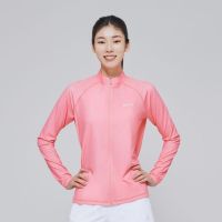 BARREL WOMEN ESSENTIAL RELAX FIT ZIP-UP RASHGUARD [01] - ชุดว่ายน้ำผู้หญิง เสื้อคลุมกันแดด