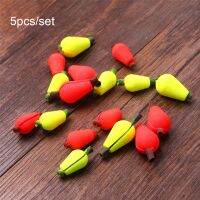 【YF】☁۞  5PCS EVA Fly Fishing Bobbers Float Droplets Oval Foam Tear Drop Strike Indicator Outdoor Accessories