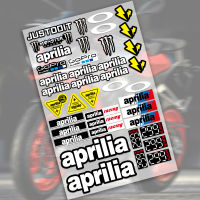 สติกเกอร์ Aprilia อุปกรณ์สะท้อนแสงตกแต่งหมวกกันน็อคโลโก้มอนสเตอร์พลังงาน GoPro สติกเกอร์กันน้ำสำหรับ Aprilia Sr Gt 200/Rsv4