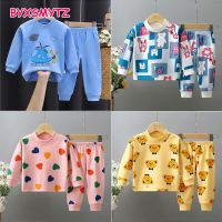 ZZOOI Clothing Sets Childrens Underwear Autumn Clothes + Pants Boys Home Wear Kids Girls Pajamas Baby Boy Sleepwear Pijama Infantil