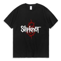 Cotton T Shirt Men Slipknots Print Tshirt Heavy Metal Prepare For Hell Tour Tees Man Rock Band Street Black Gildan