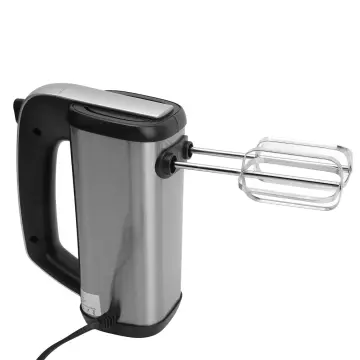 5-Speed 220V 500W Electric Hand Mixer Dough Blender w/ Beaters,Dough  Hooks,Whisk