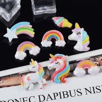 Unicorn Resin Childrens Clay Mold Child Interaction Accessories Fluffy Filler