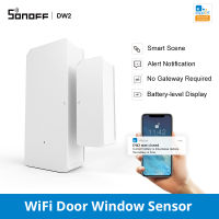 ITEAD SONOFF DW2 เซ็นเซอร์ประตู Wifi เซ็นเซอร์หน้าต่างไร้สาย Smart Sensor eWeLink APP Sync Status Detector สำหรับ Smart Home Security