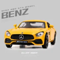 1:36 Benz AMG GTS Diecast รถรุ่น SupercarToy ยานพาหนะดึงกลับโลหะผสมโลหะจำลองสูงสำหรับคอลเลกชันของขวัญ F332