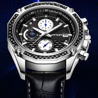 Chronograph SANDA นาฬิกาข้อมือผู้ชาย2023วันที่แบรนด์หรูผู้ชายนาฬิกาควอตซ์สำหรับชายนาฬิกา Relogio Luminous Dropshipping