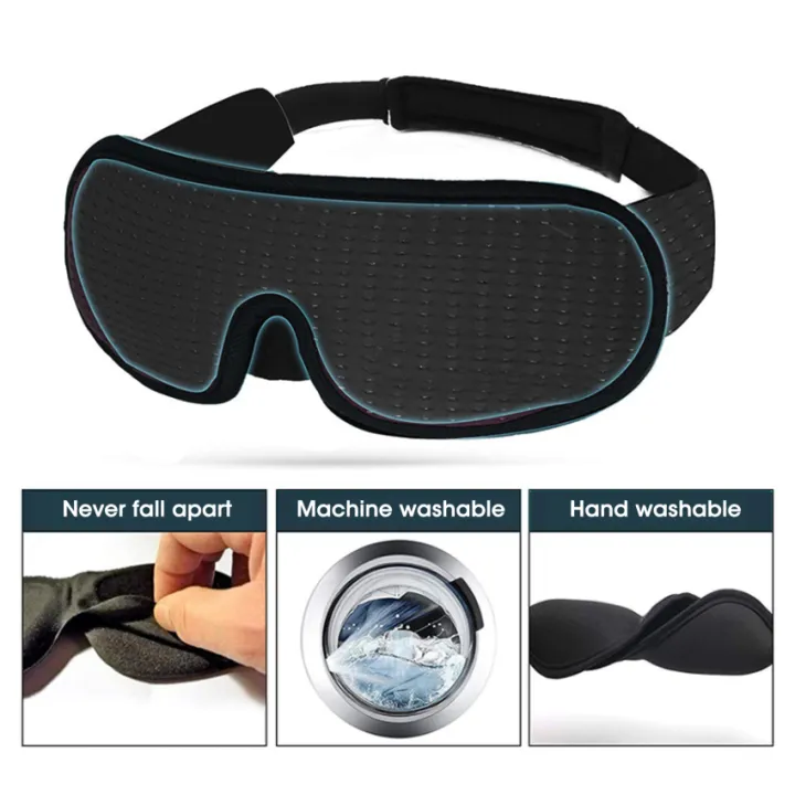 3d Sleeping Mask Block Out Light Soft Padded Sleep Mask For Eyes Slaapmasker Eye Shade Blindfold