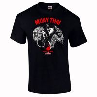 Korean Style Muay Thai Mma Loose 2023 Style Lelaki baju Tshirt for men O-neck cotton man tops Mens clothes Short sleeve oversize S-5XL Gift