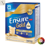 [ขนาดทดลอง]  ENSURE GOLD HMB 150 g. เอนชัวร์ โกลด์ อาหารสูตรครบถ้วนเสริม เอช เอ็ม บี กลิ่นวานิลลา 150 กรัม รหัสสินค้าli0957pf