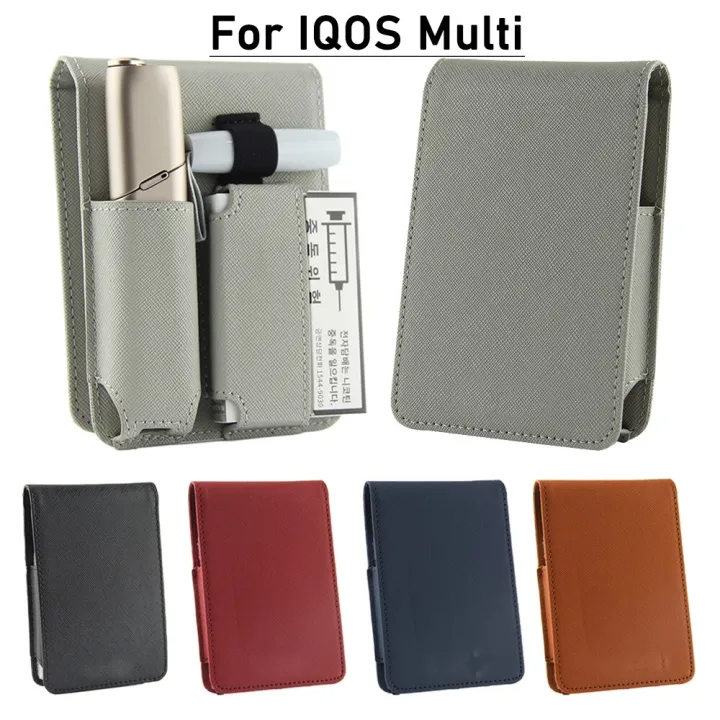 Storage Leather Case For Iqos 30 Multi Fine Texture Wallet Pouch Bag