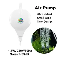 SUNSUN Air Pump QB-101B ปั๊มลม 1 ทาง แบบติดกระจก แรงดี เสียงเงียบ