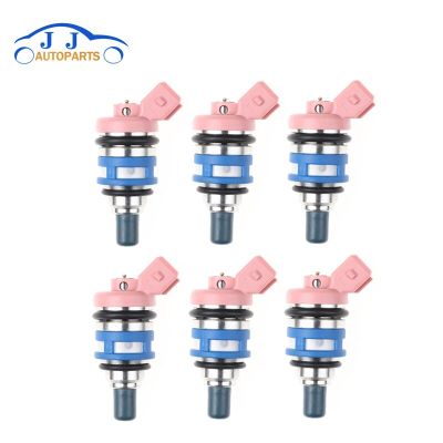 6 PCS 16600-85E06 1660085E06สำหรับ Nissan Maxima II (J30) 3.0 I Saloon 1988-1994หัวฉีด16600-21V02/1660085E01/1660085E05