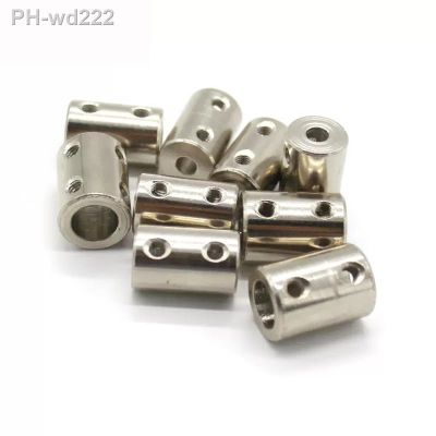 1Pcs 45 Steel Rigid Shaft Coupling Cylindrical Coupling Coupler Motor Connector Sleeve 4mm/5mm/6mm/8mm/10mm
