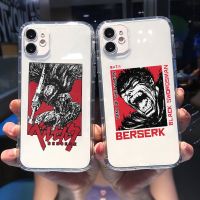 [Hot K] ความกล้า Anime Berserk เคสโทรศัพท์สำหรับ Iphone 13 Mini 7 14 Plus 8 X XS 11 12 Pro Max Manga Swordsman Gatsu เสียสละ Zodd เคสใส