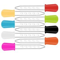 【cw】 6/8/10 Pcs Baby Dropper Medicine Feeder Child Device Silicone Pipette Food Infant Utensils 5Ml