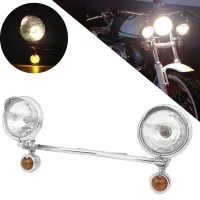 Motorcycle Passing Turn Signal Light Bar For Yamaha V-Star XVS 650 950 1100 Silverado/Suzuki Boulevard Intruder Volusia Marauder