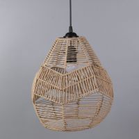 Handwoven Lamp Shade Light Fixture Shade Chandelier Cover Lampshade for Living Room Teahouse Hotel Restaurant Decor