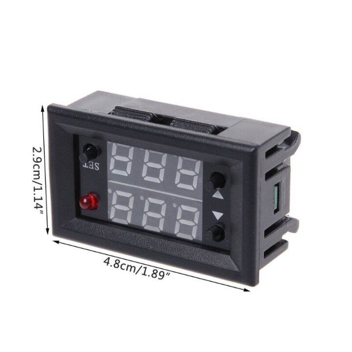 worth-buy-w2810-dc12v-20a-จอแสดงผลเครื่องควบคุมอุณหภูมิดิจิทัลด้วย