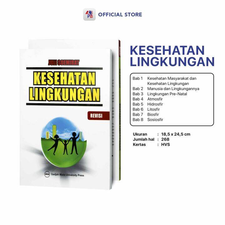 Buku Kesehatan Lingkungan Edisi Revisi Juli Soemirat Buku Kesehatan Masyarakat Ugm Press