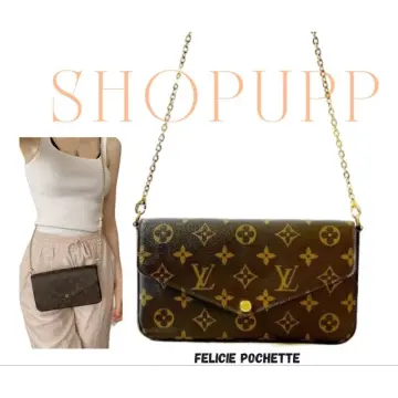 LV Felicie Strap and Go woc Bag Mirror Copy, Luxury, Bags