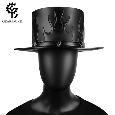 Halloween Punk Party Stage Performance European And American Plague Doctor Neutral Flame Magic Hat Gentleman Top Hat Female