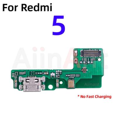 USB ดั้งเดิมช่องเสียบพอร์ตบอร์ดซ่อมโทรศัพท์มือถือไมโครโฟนแท่นชาร์จสายเคเบิ้ลยืดหยุ่นสำหรับ Xiaomi Redmi Note 5 5A Plus Prime Dock