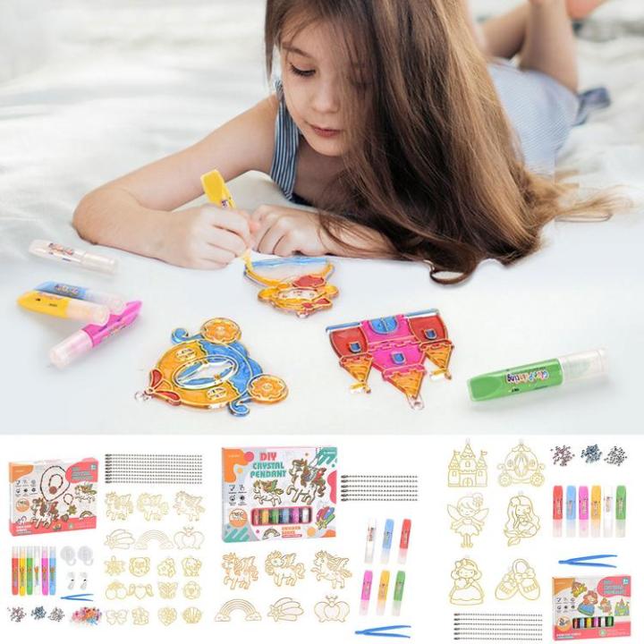 DIY Crystal Paint Arts and Crafts Set Educational Toys for Boys Girls Age 3  Year