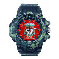 กล่อง Jam Tangan Sport กันน้ำลิเวอร์พูลฟรีสำหรับผู้ชาย