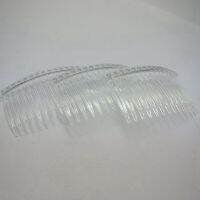 ：》’【 20 X Transparent Color Plastic Hair Clips Side Combs Pin Barrettes 70X40mm