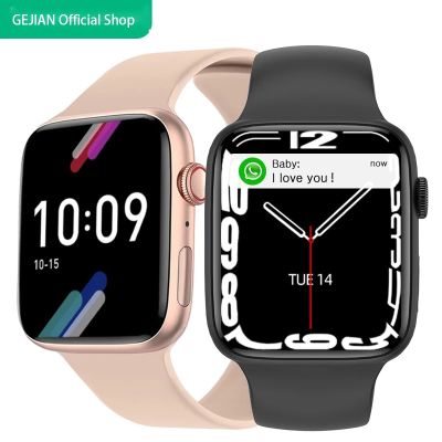 ZZOOI Smart Watch Series 7 Bluetooth Calling Mens Heart Rate Sleep Health Blood Pressure Monitoring Bracelet Sports Waterproof Watch