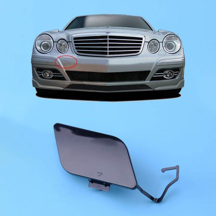 a2118851022-front-bumper-tow-hook-cover-cap-random-color-primed-for-mercedes-benz-e-class-w211-e200-e280-e350-e500-2006-2009