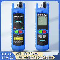 OrienTek เครื่องวัดพลังงานแสง TPM-26 7ความยาวคลื่น OPM Visual Fault Locator 30Km VFL 650nm เลเซอร์สีแดง OTDR