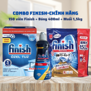 Viên rửa bát finish 150 viên+Muối finish 1