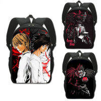 Anime Death Note Shinigami Ryuk Backpack Women School Bags Children Knapsack for Teenager Terror Manga Light Yagami L Rucksack