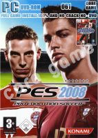 PES 2008 pro evolution soccer 2008 (+FM 2008) แผ่นเกมส์ แฟลชไดร์ฟ เกมส์คอมพิวเตอร์  PC โน๊ตบุ๊ค