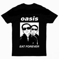 เสื้อยืดคอกลมเสื้อยืดใหม่ 2022เสื้อล้อเลียนการเมือง ลุงข้างบ้าน oasis eat foreverL XL  XXL 3XL S-5XL